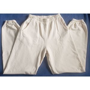 NWOT Sporty & Rich Cream Jogger Sweat Pant Size XS